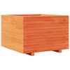 vidaXL Garden Planter Wax Brown Solid pinewood Medium Durable