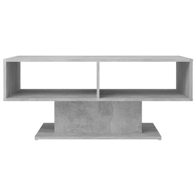 vidaXL Coffee Table Concrete Gray 40.7"x19.7"x17.5" Engineered Wood