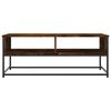 vidaXL Coffee Table Smoked Oak Engineered Wood Medium Coffee Table