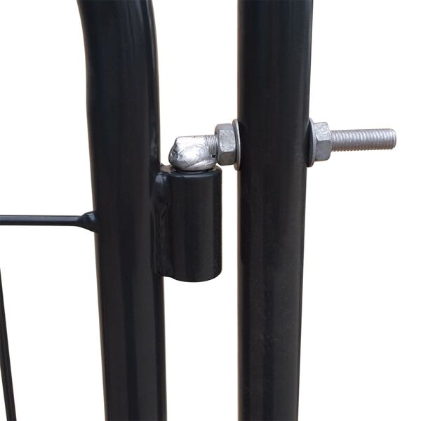 vidaXL Garden Fence Gate 39.4"x39.4" Anthracite