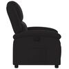 vidaXL Recliner Chair Black Fabric Standard Recliner Chair Rectangular