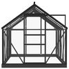 vidaXL Greenhouse Replacement Frame Anthracite Aluminum, Steel Large