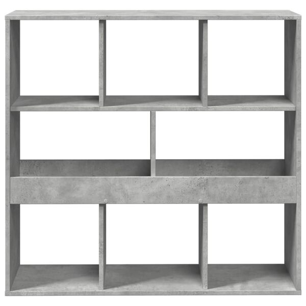 vidaXL Room Divider Concrete grey Engineered wood Compact Room Divider