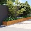 vidaXL Garden Raised Bed Rusty Corten steel 303.1x19.7x14.2 in