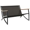 vidaXL Garden Bench Black, Anthracite