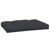 vidaXL Pallet Cushion Black Fabric (100% polyester) Large