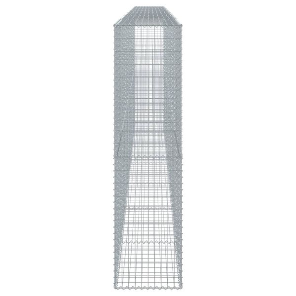 vidaXL Gabion Basket Silver Galvanized Iron Wire Large Durable