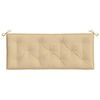 vidaXL Garden Bench Cushion Melange beige 100% polyester