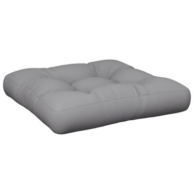 vidaXL Pallet Sofa Cushion Gray 19.7"x19.7"x3.9"