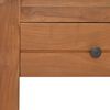 vidaXL Bedside Cabinet Natural Teak Solid teak wood Compact Durable