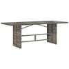 vidaXL Garden Dining Set Grey