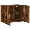 vidaXL Wall Cabinet Smoked Oak Engineered Wood 31.5 x 16.7 x 25.2 in