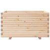vidaXL Garden Planter Natural wood finish Solid pinewood Large Durable
