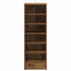 vidaXL Shoe Cabinet Old Wood Engineered Wood Compact Shoe Cabinet