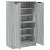 vidaXL Shoe Cabinet Grey Sonoma Engineered Wood Standard Shoe Cabinet