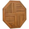 vidaXL Table Top 31.5"x31.5"x1" Octagonal Solid Wood Teak