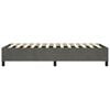 vidaXL Bed Frame Dark Grey Velvet (100% polyester), Plywood, Engineered wood