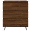 vidaXL Sideboard Brown Oak Engineered Wood 23.6 in x 13.8 in x 27.6 in