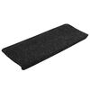 vidaXL Stair Mat Set of 15 Anthracite