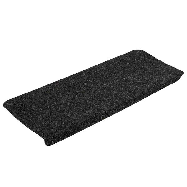 vidaXL Stair Mat Set of 15 Anthracite