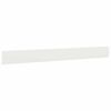 vidaXL Lawn Edgings 50 pcs White 3.9x40.6" Cold-rolled Steel