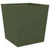 vidaXL Garden Planter Olive Green Cold-rolled Steel 19.7 in Durable