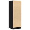 vidaXL Apothecary Cabinet Black oak 40 x 41 x 118 cm Engineered wood