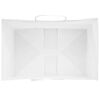 vidaXL Paper Bags 250 pcs with Handles White 12.6x8.7x11.0"
