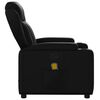 vidaXL Massage Recliner Chair Black