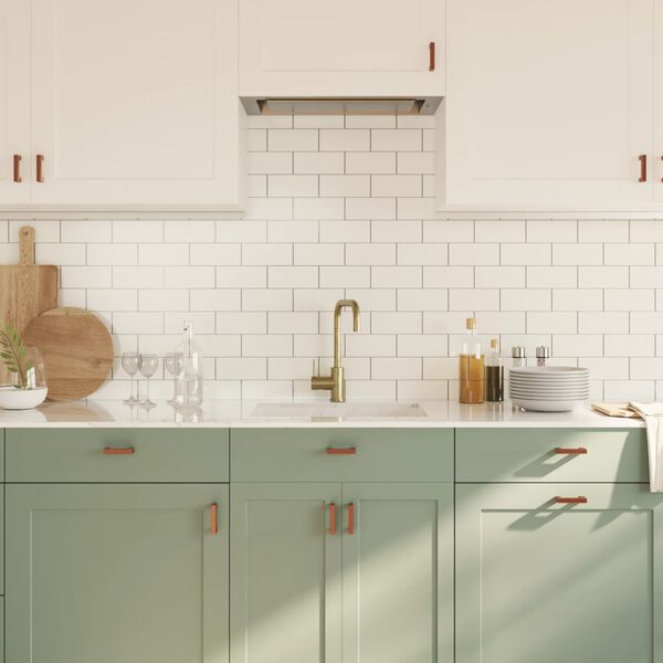 vidaXL Cabinet Handle Set of 10 Bronze Stainless Steel Durable