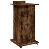 vidaXL Lectern Smoked oak Engineered wood 21.7x21.7x42.1 in Tiltable