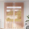 vidaXL Voile Curtains with Loops 2 pcs Terracotta 55.1x102.4"