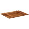 vidaXL Table Top Multicolor Solid reclaimed wood 27.6x35.4 in Table Top