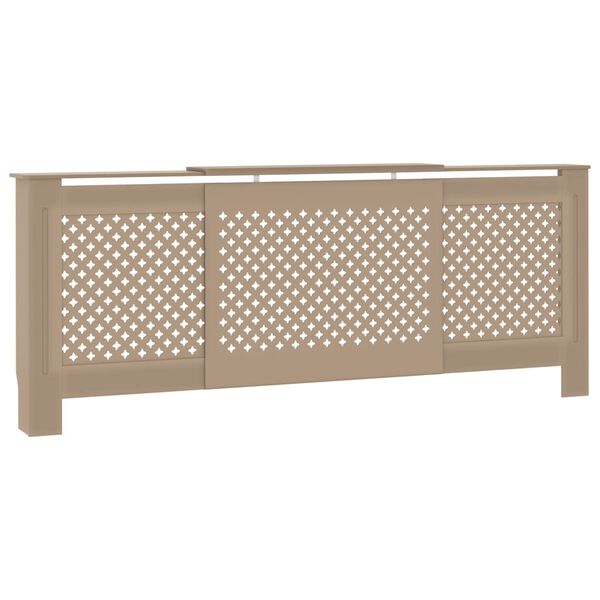vidaXL MDF Radiator Cover 80.7"