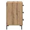 vidaXL Bedside Cabinet Artisan Oak 15.75 x 15.75 x 25.98 in