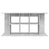 vidaXL Aquarium Stand Concrete Grey Engineered Wood 47.2 in