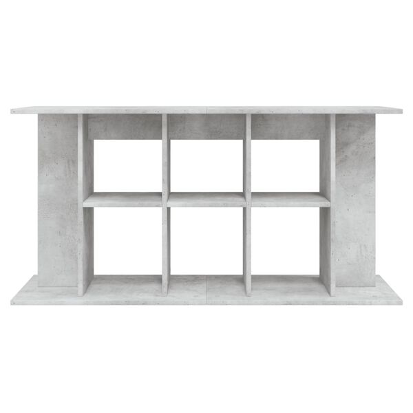 vidaXL Aquarium Stand Concrete Grey Engineered Wood 47.2 in