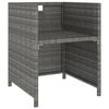 vidaXL Outdoor Dining Set Grey