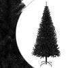 vidaXL Artificial Christmas Tree Black PVC, steel Large Durable