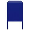 vidaXL TV Cabinet Navy Blue Steel 41.3 x 13.8 x 19.7 in TV Cabinet