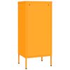 vidaXL Storage Cabinet Mustard Yellow Steel Medium Storage Cabinet