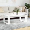 vidaXL Coffee Table White Engineered wood Medium Modern Coffee Table