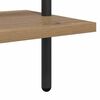 vidaXL Bookshelf artisan oak 60 x 24 x 168 cm Engineered wood