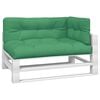 vidaXL Pallet Cushion Set of 3 Green Polyester UV-resistant
