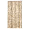 vidaXL Fly Curtain Beige 39.4x90.6" Chenille