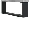 vidaXL Bedside Cabinet Set of 2 Concrete Grey Engineered wood, Metal