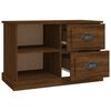 vidaXL TV Cabinet Brown Oak Engineered Wood Medium TV Cabinet
