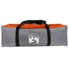 vidaXL Bike Storage Tent with Roof Grey and Orange 256 x 222 x 182 cm