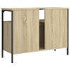 vidaXL Bathroom Sink Cabinet Sonoma oak Engineered Wood Medium