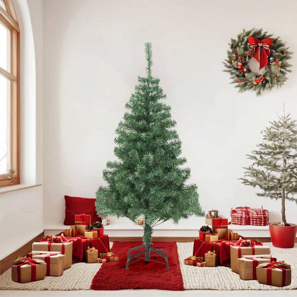vidaXL Christmas Tree Green PVC, Plastic 70.9 in Christmas Tree